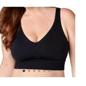 Curveez BRAEEZ 7 Wonders Full Coverage Shaper Bra Black Size 2xl Removable Pads